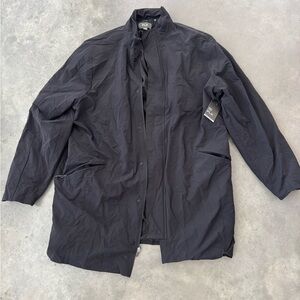 Men's Black Raincoat
